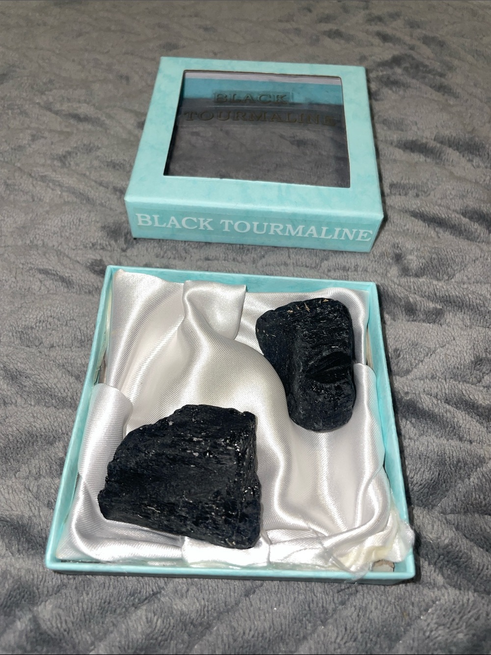 Black Tourmaline Protection Stones - Black